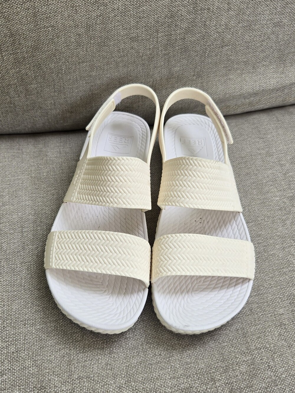 Women’s Reef Water Vista Cream Two-Strap Comfort Sandals